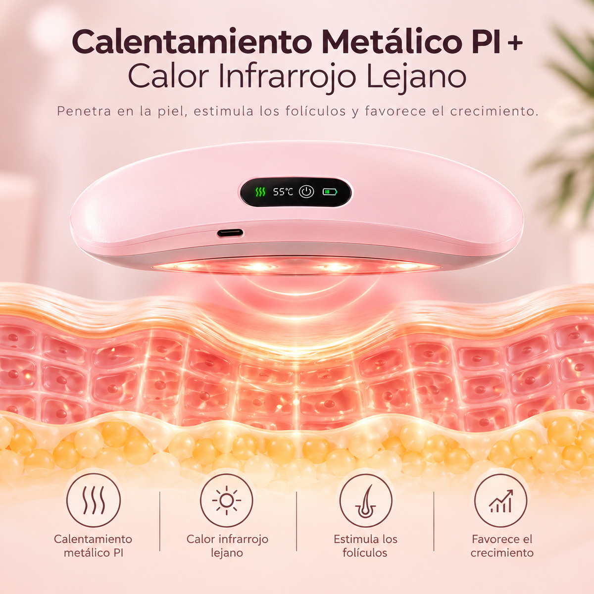 Cinturón Térmico Menstrual Calmevia — Calor y Masaje para el Dolor de Regla